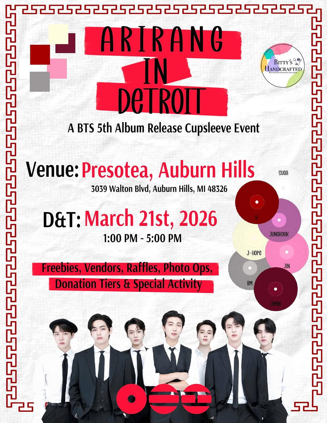 Arirang In Detroit Cupsleeve Event