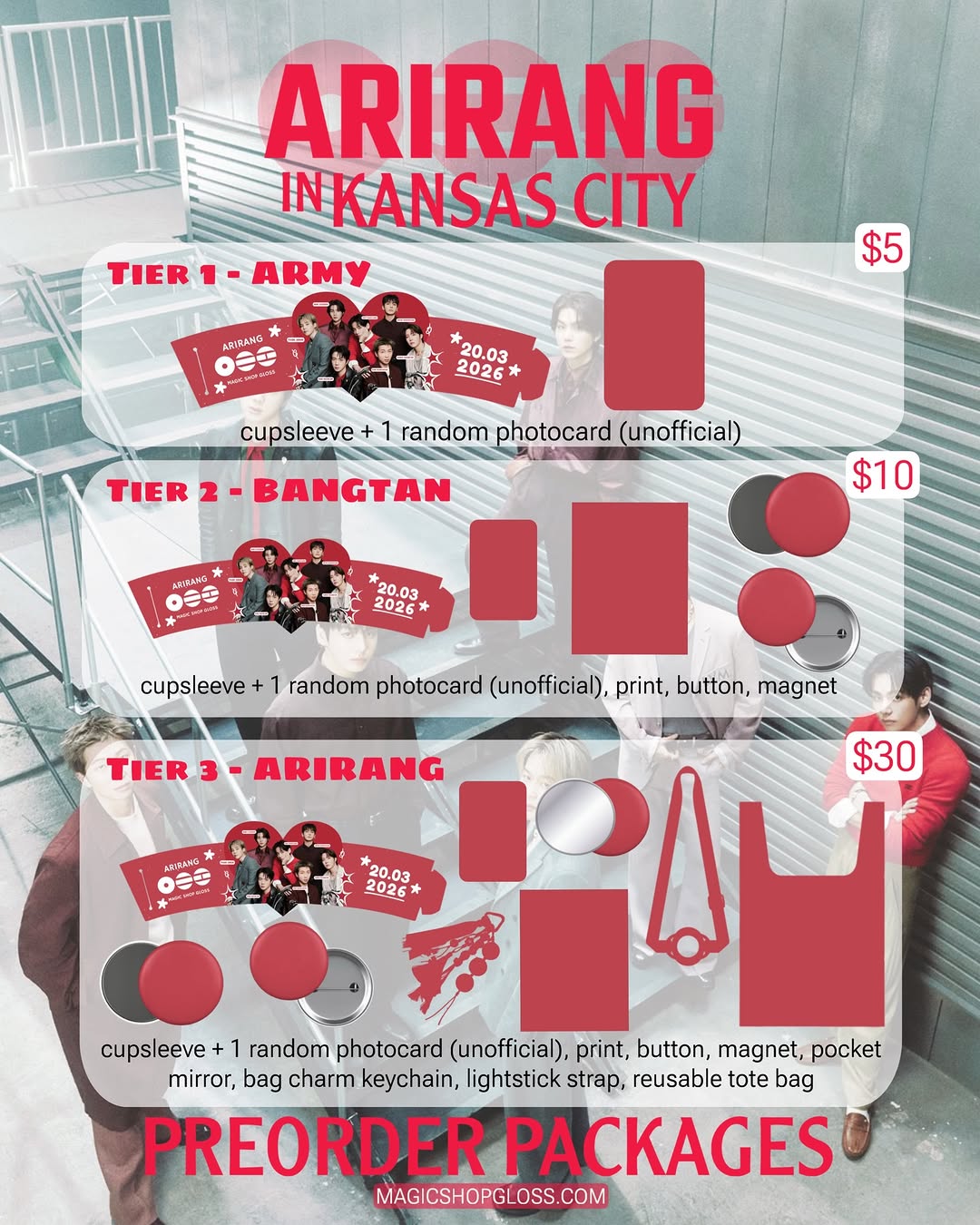 Arirang in Kansas City Cupsleeve Event - Image 2