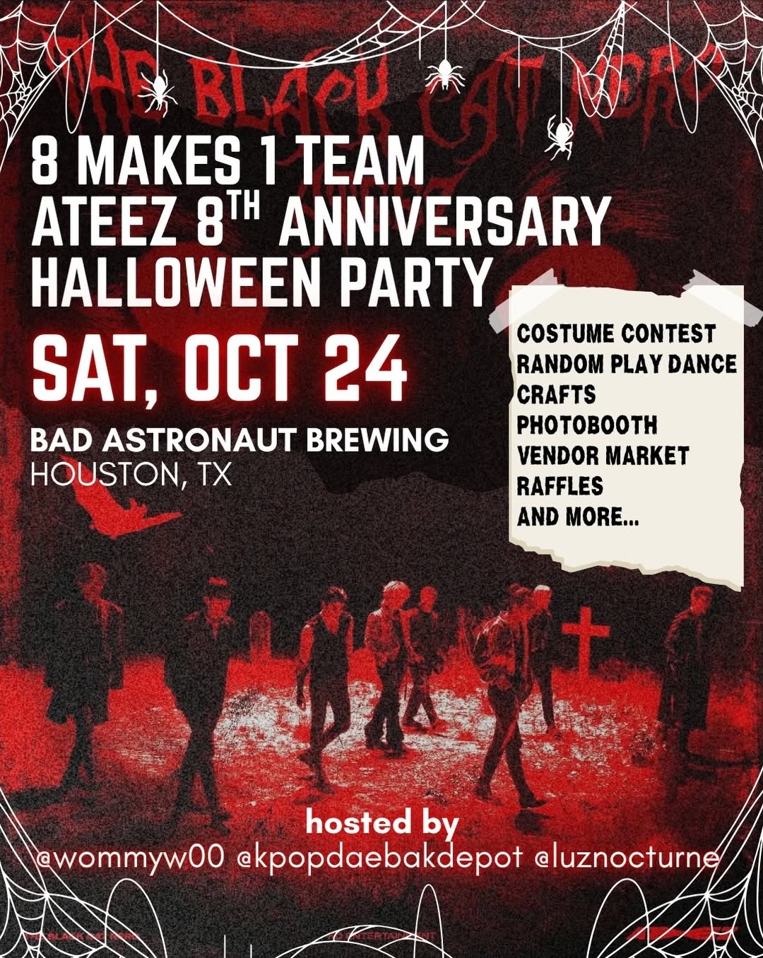 ATEEZ 8th Anniversary Halloween Event – Houston, October 24, 2026 ...