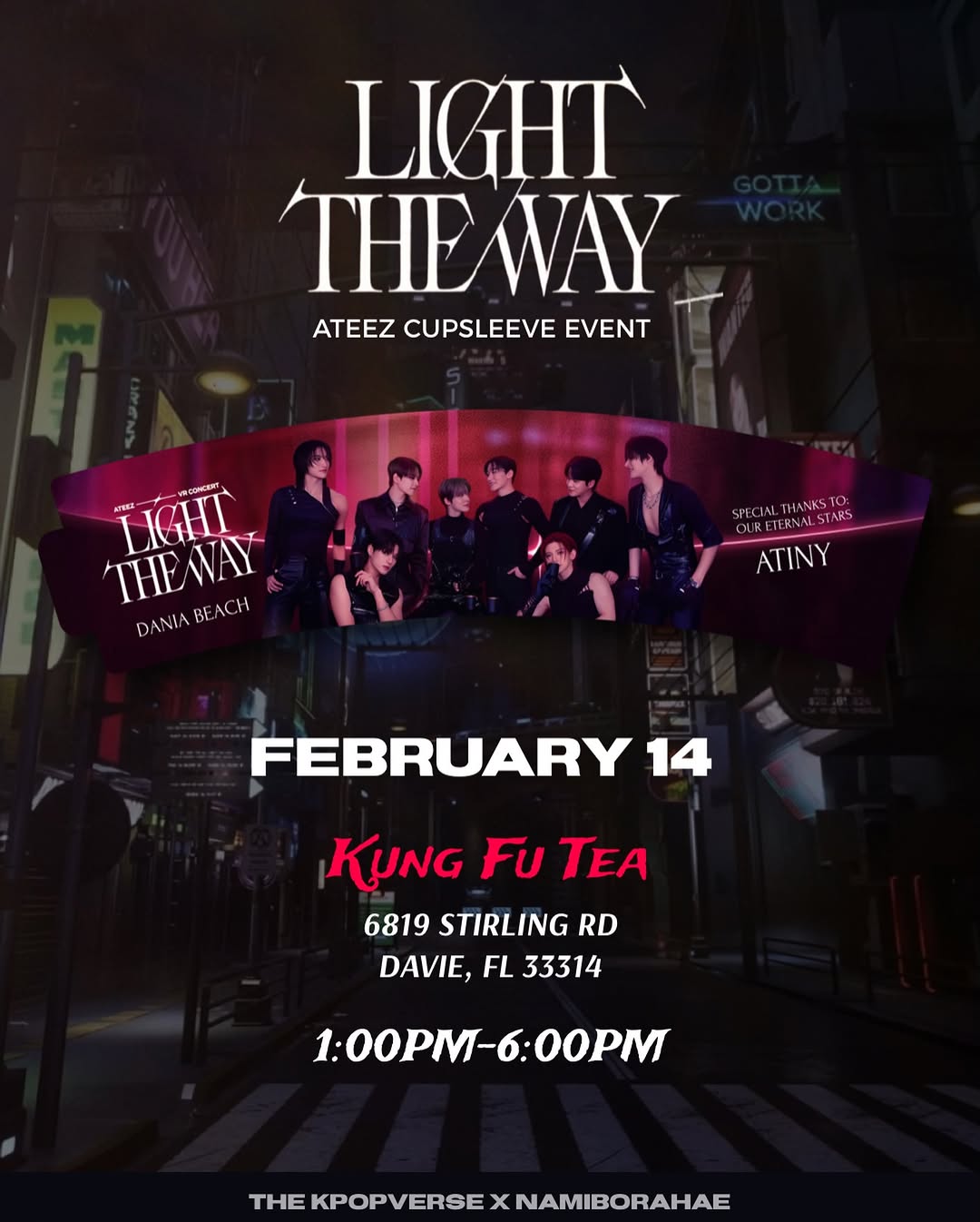 ATEEZ Cupsleeve Event: LIGHT THE WAY