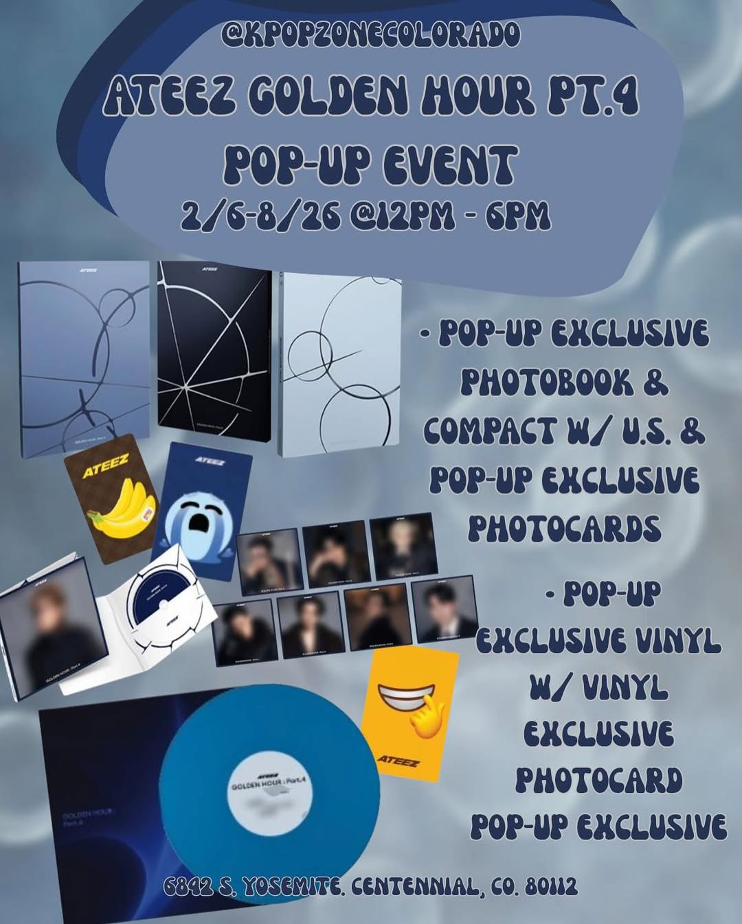 ATEEZ GOLDEN HOUR PART 4 Pop-Up Event