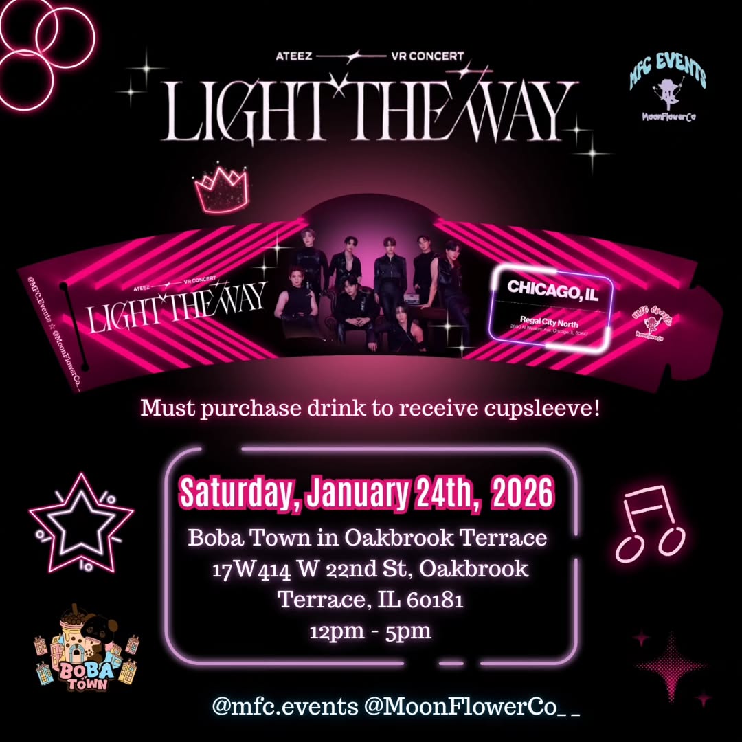 ATEEZ LIGHT THE WAY CUPSLEEVE EVENT