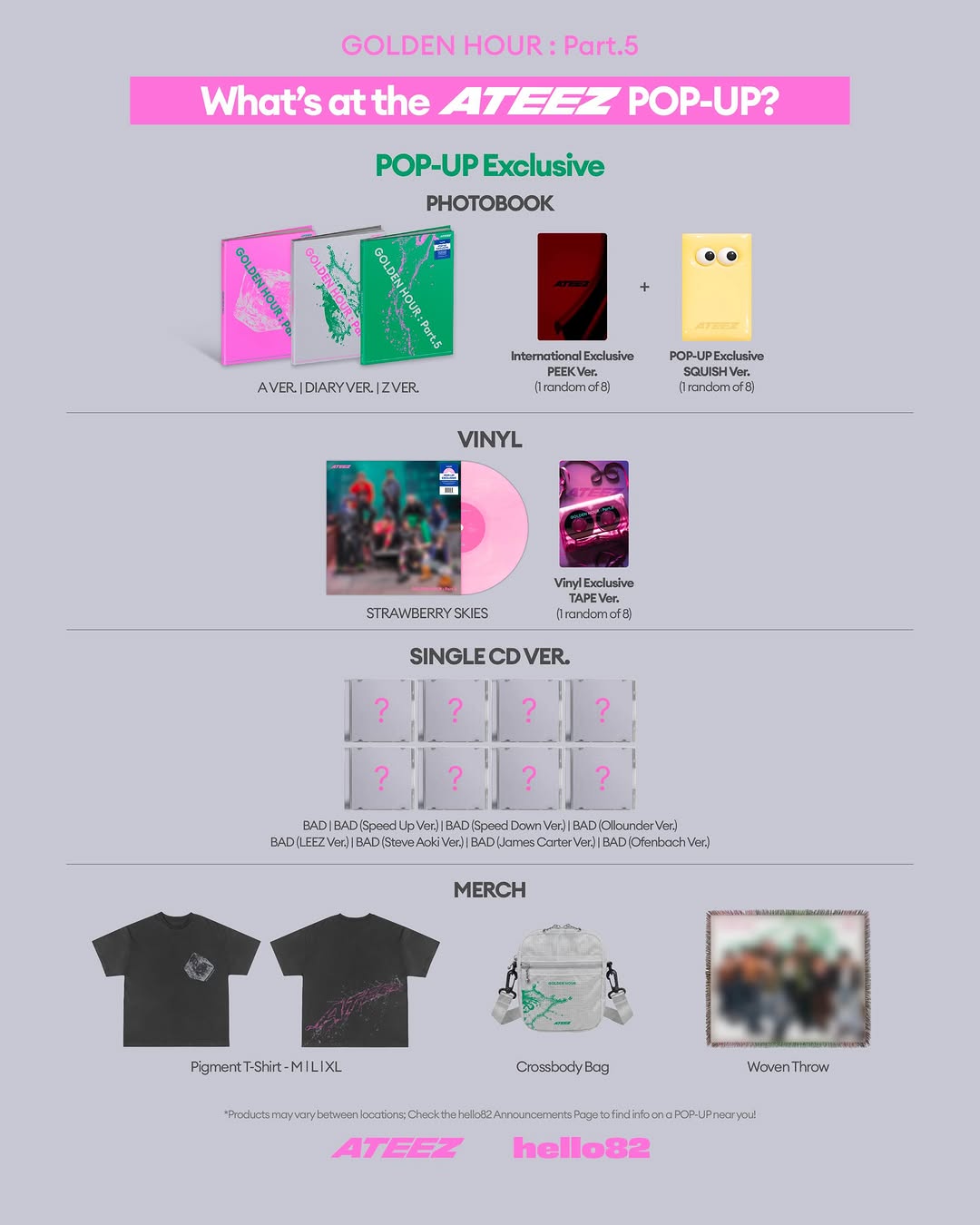 ATEEZ POP-UP – New York, June 26 – 28, 2026 | K-Pop Tracker