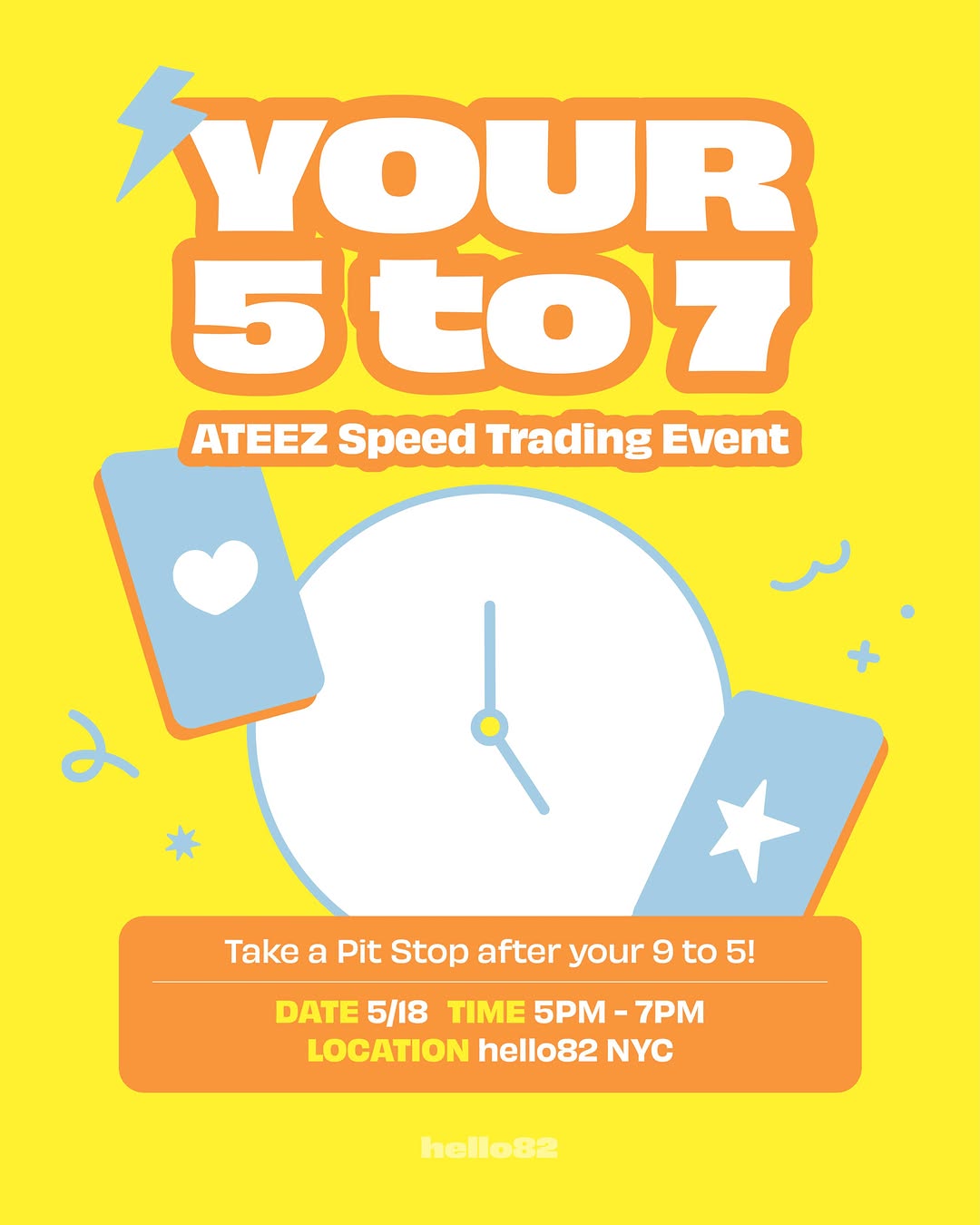 ATEEZ speed trading event – New York, May 18, 2026 | K-Pop Tracker
