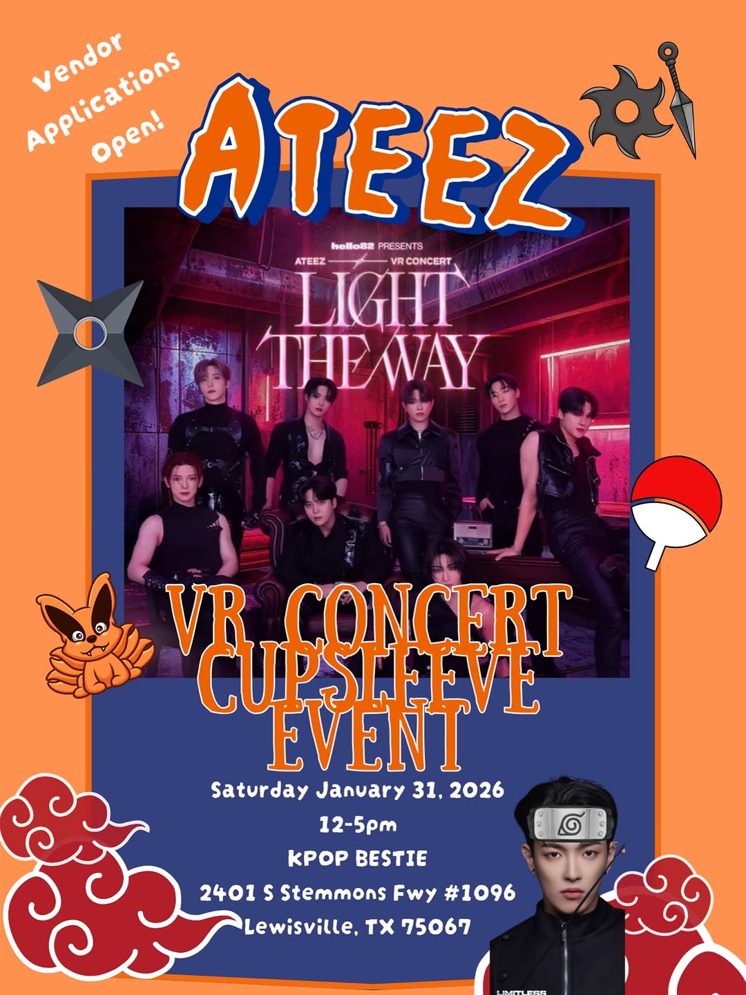 ATEEZ VR CONCERT CUPSLEEVE EVENT