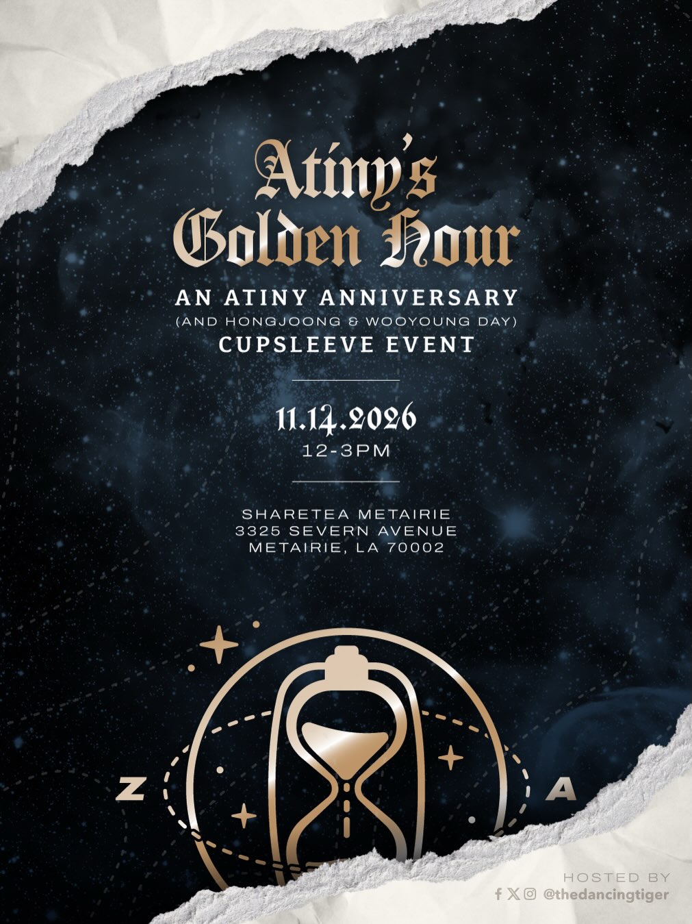 Atiny's Golden Hour – Metairie, November 14, 2026 | Kpop Tracker