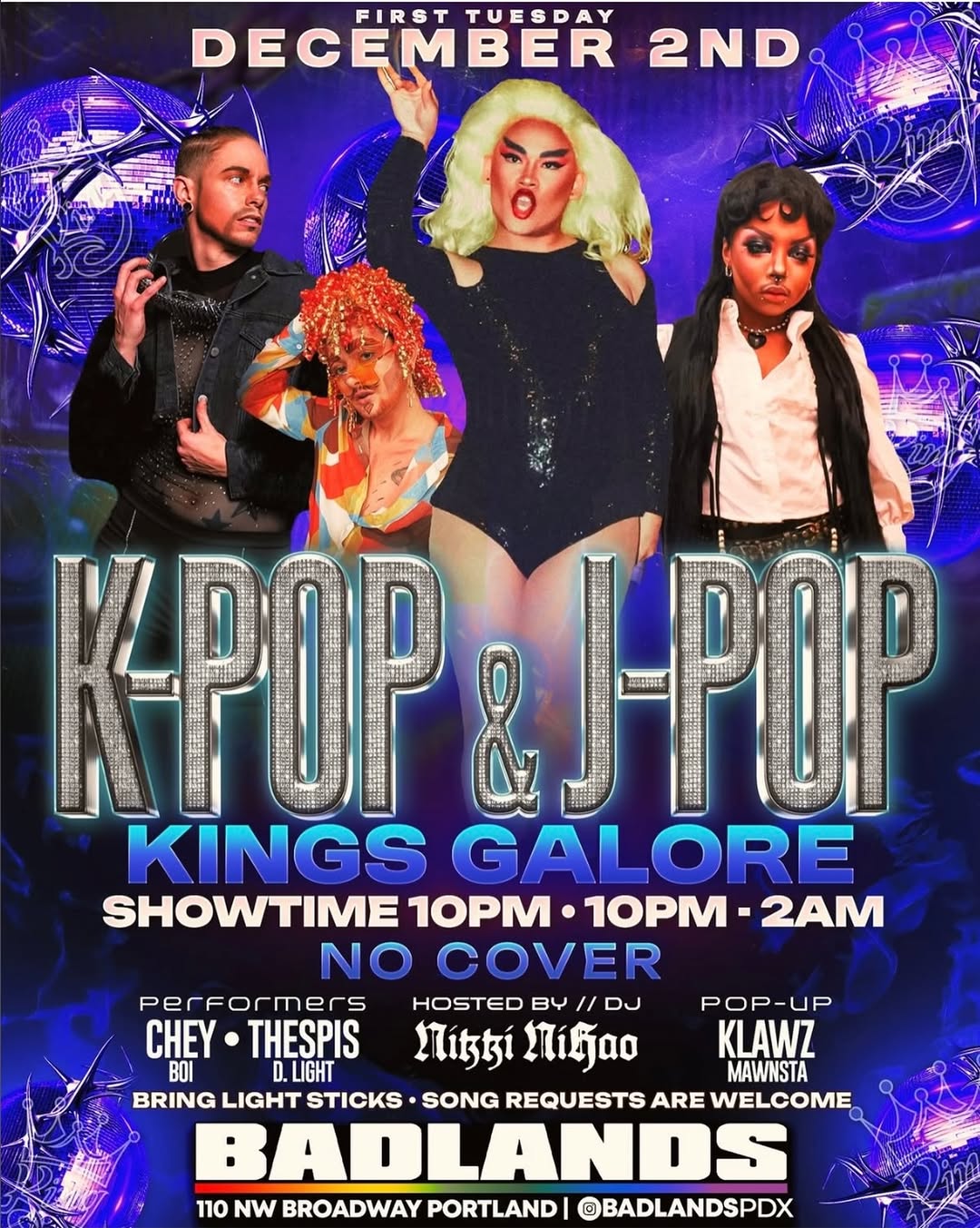 BADLANDS K-POP & J-POP NIGHT: KINGS GALORE