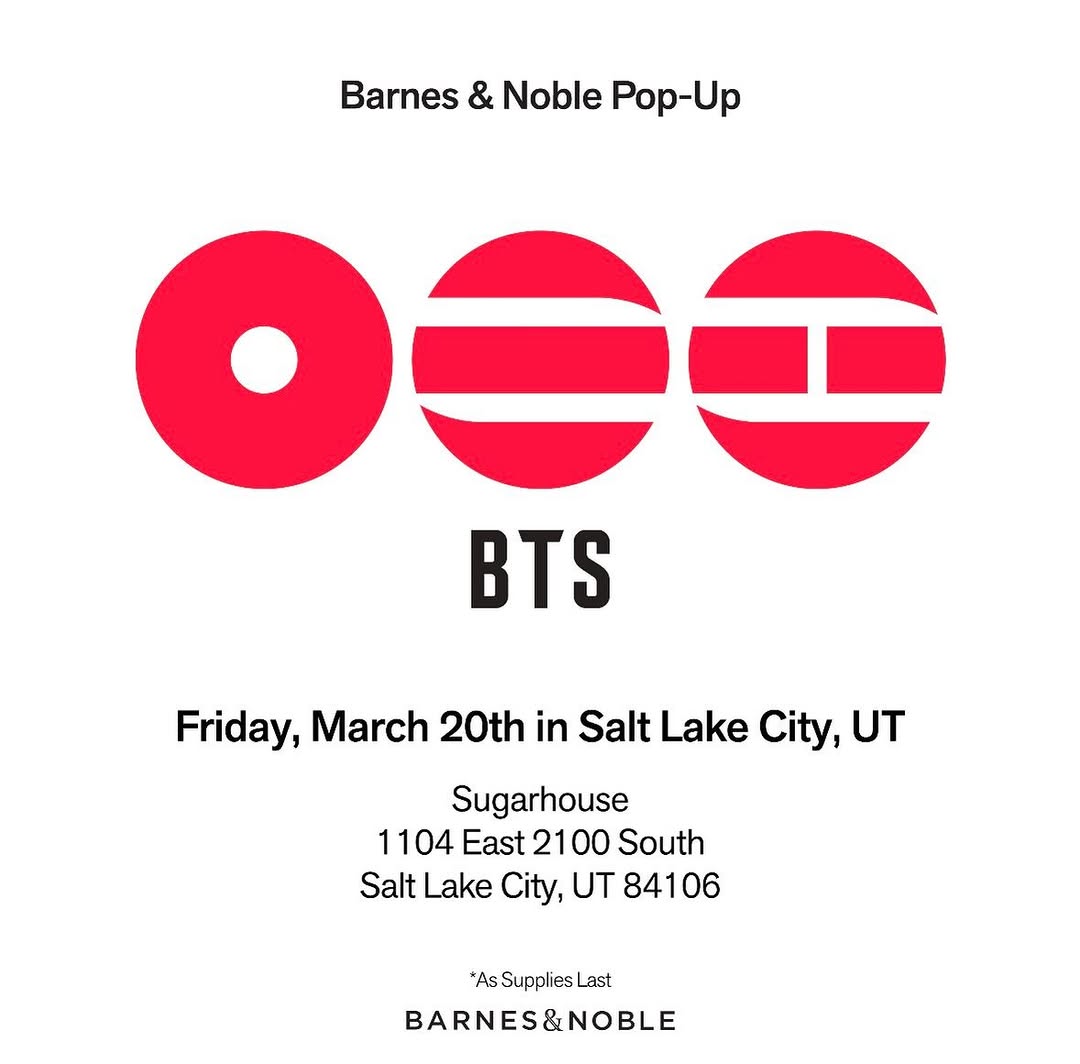 Barnes & Noble BTS Pop-Up