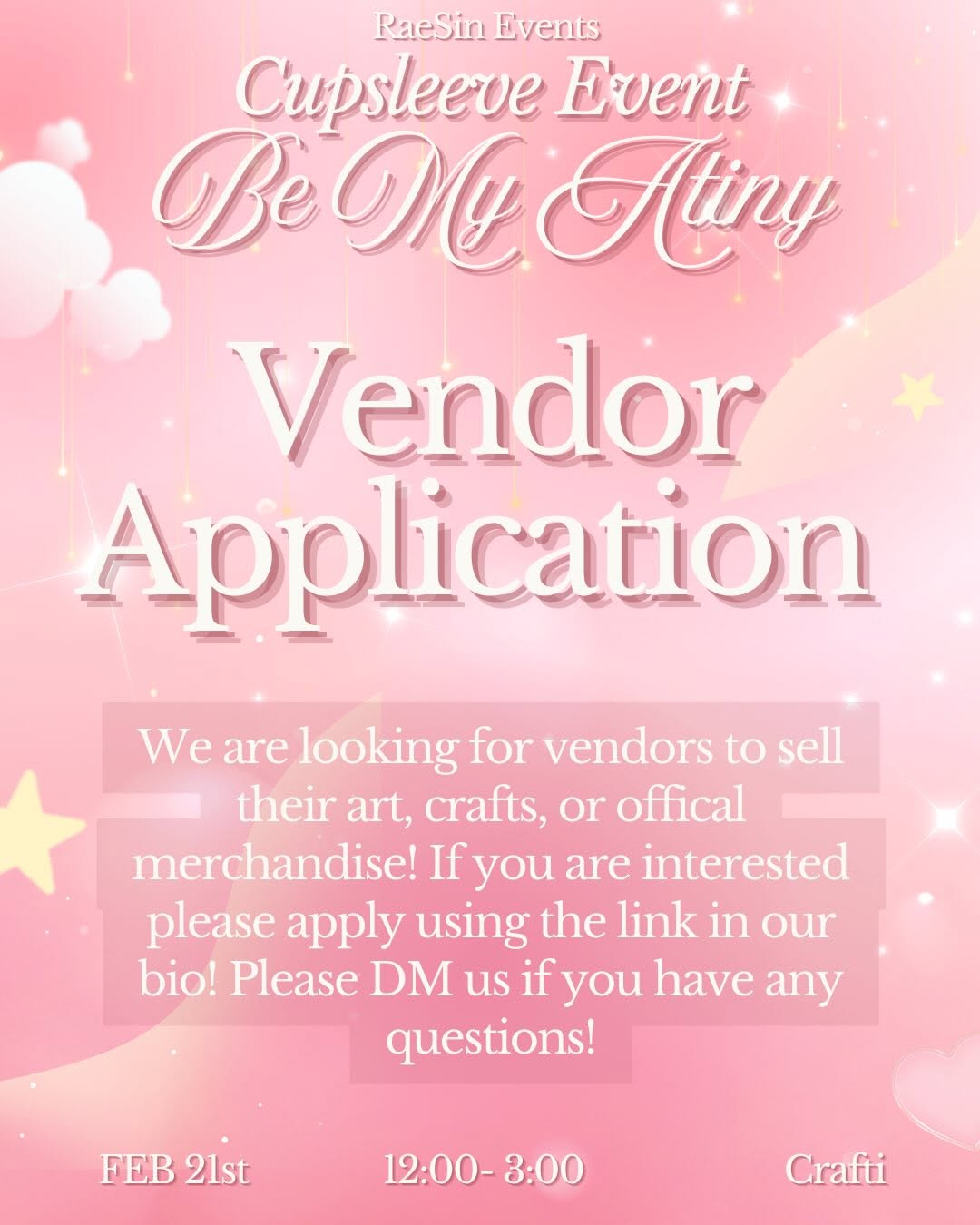 Be My Atiny Cupsleeve Event - Image 2