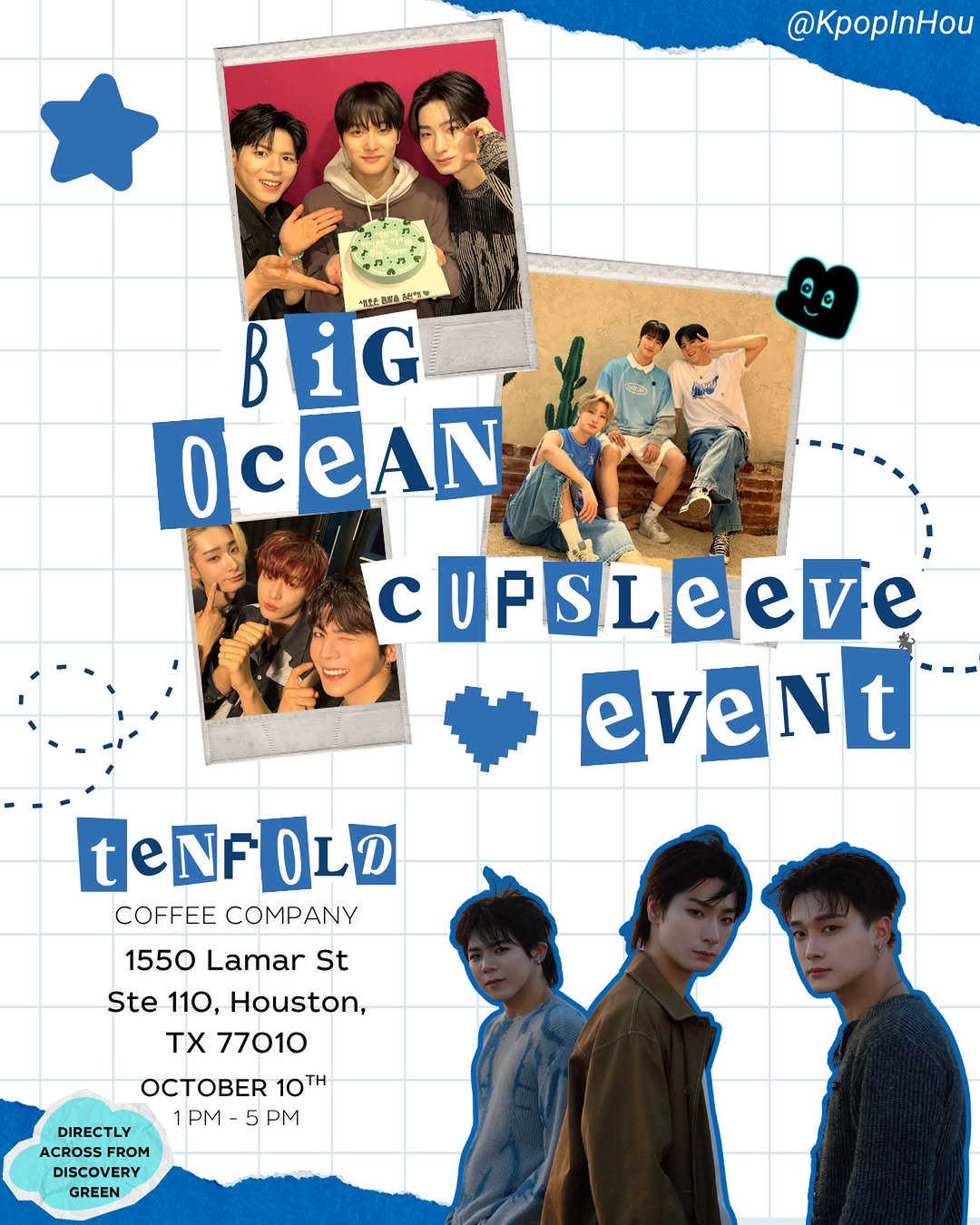 BIG OCEAN Cupsleeve Event – Houston, October 10, 2026 | Kpop Tracker