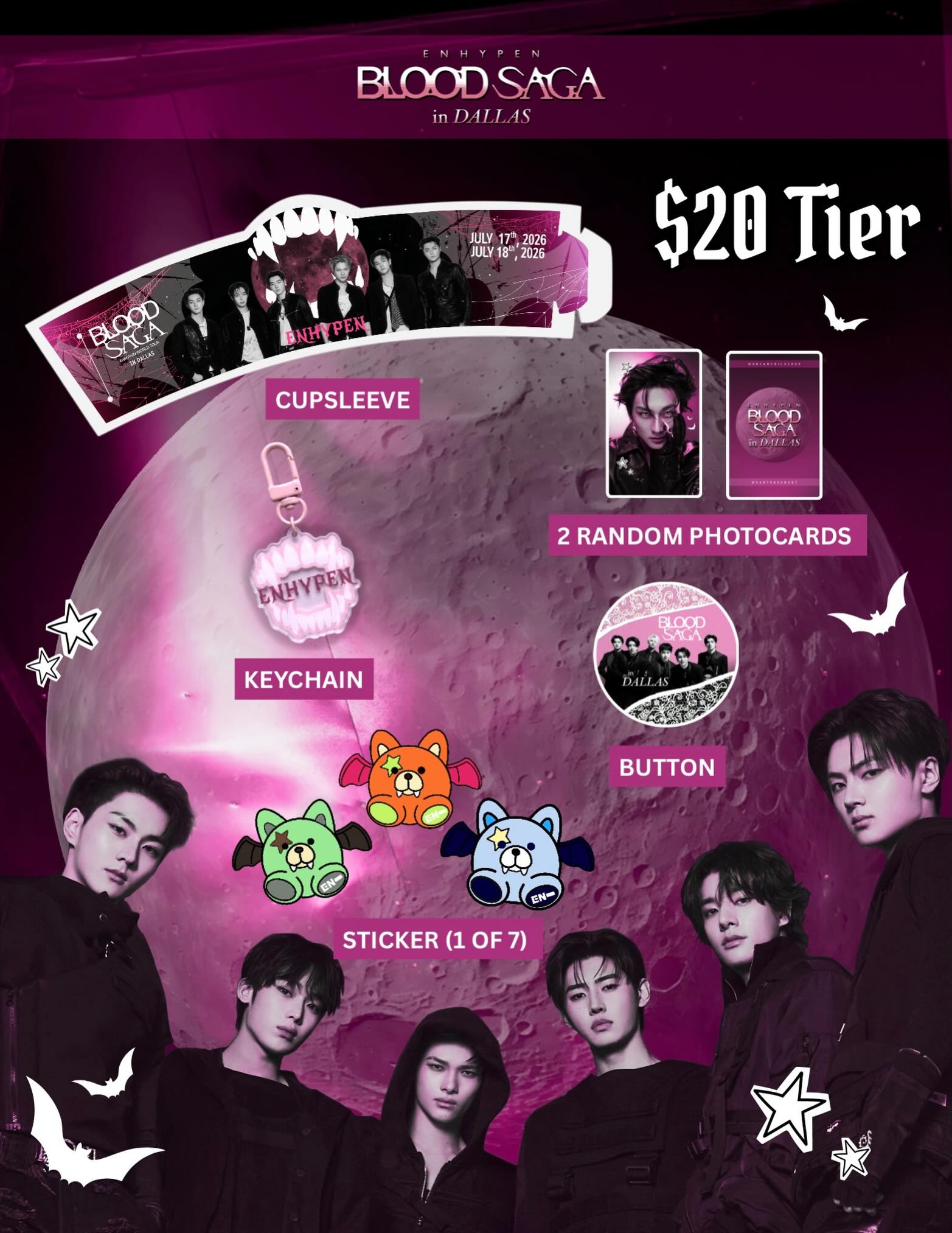 BLOOD SAGA IN DALLAS – Dallas, July 17 – 18, 2026 | K-Pop Tracker