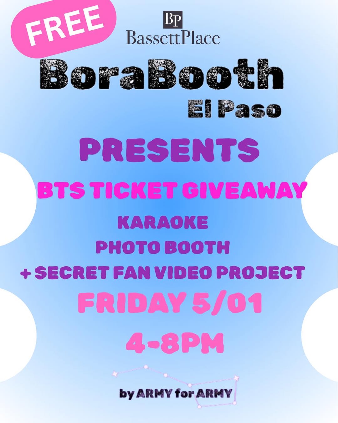 BoraBooth BTS Ticket Giveaway