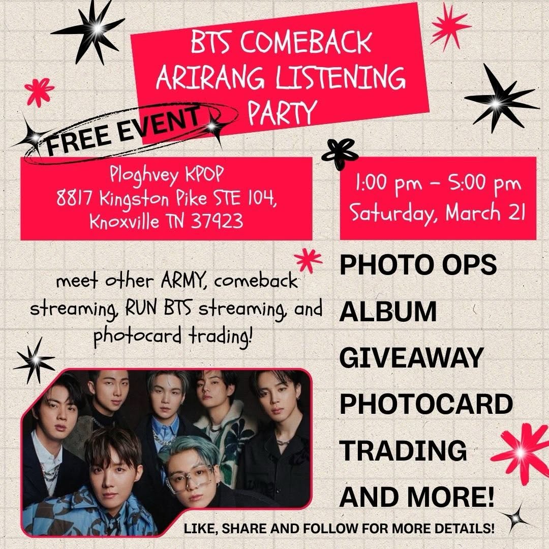 BTS 'ARIRANG' Comeback Listening Party
