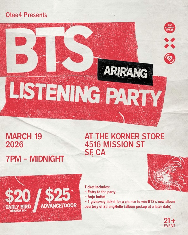 BTS ARIRANG LISTENING PARTY