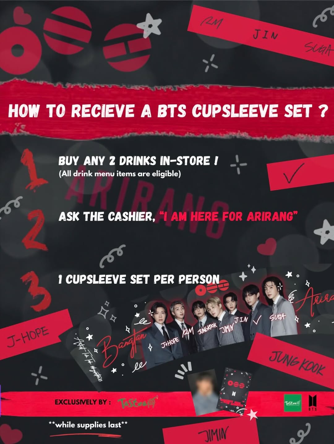 BTS ARIRANG & Pre-Concert Cupsleeve Event - Image 2