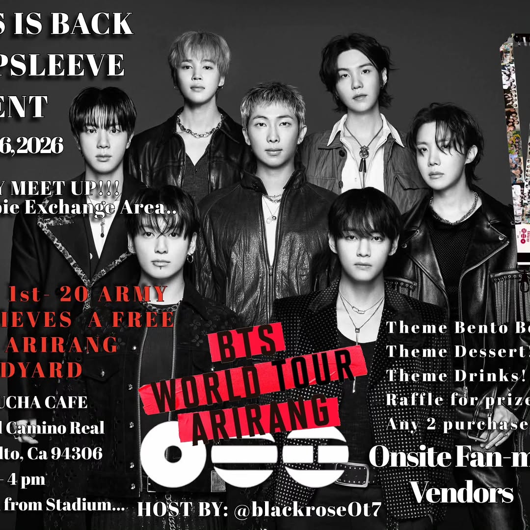 BTS ARIRANG THEMED Cupsleeve Event