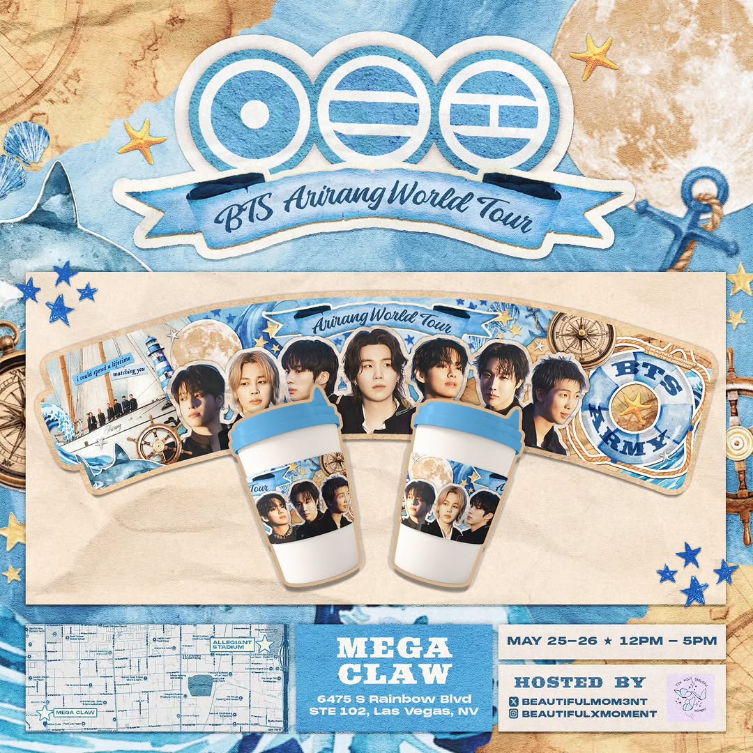 BTS Arirang World Tour Cupsleeve Event