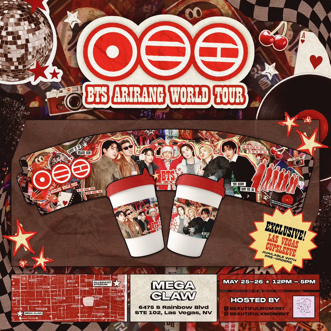 BTS Arirang World Tour Cupsleeve Event - Image 2