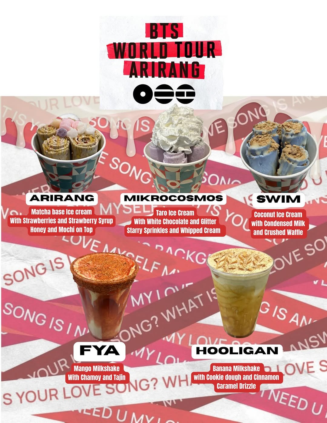 BTS ARIRANG World Tour: Sweet Stop Cupsleeve Event - Image 2