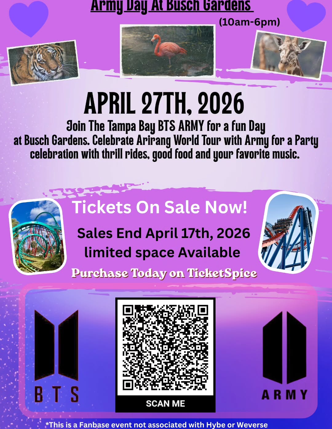 BTS Army Day at Busch Gardens - Image 3