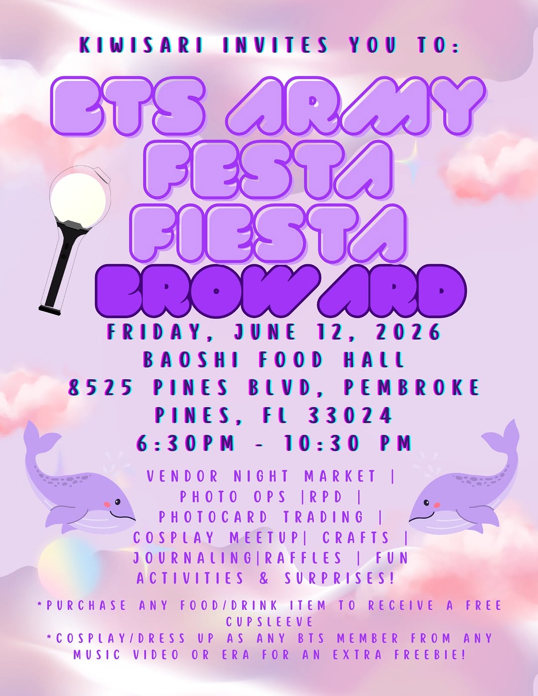 BTS Army Festa Fiesta Broward