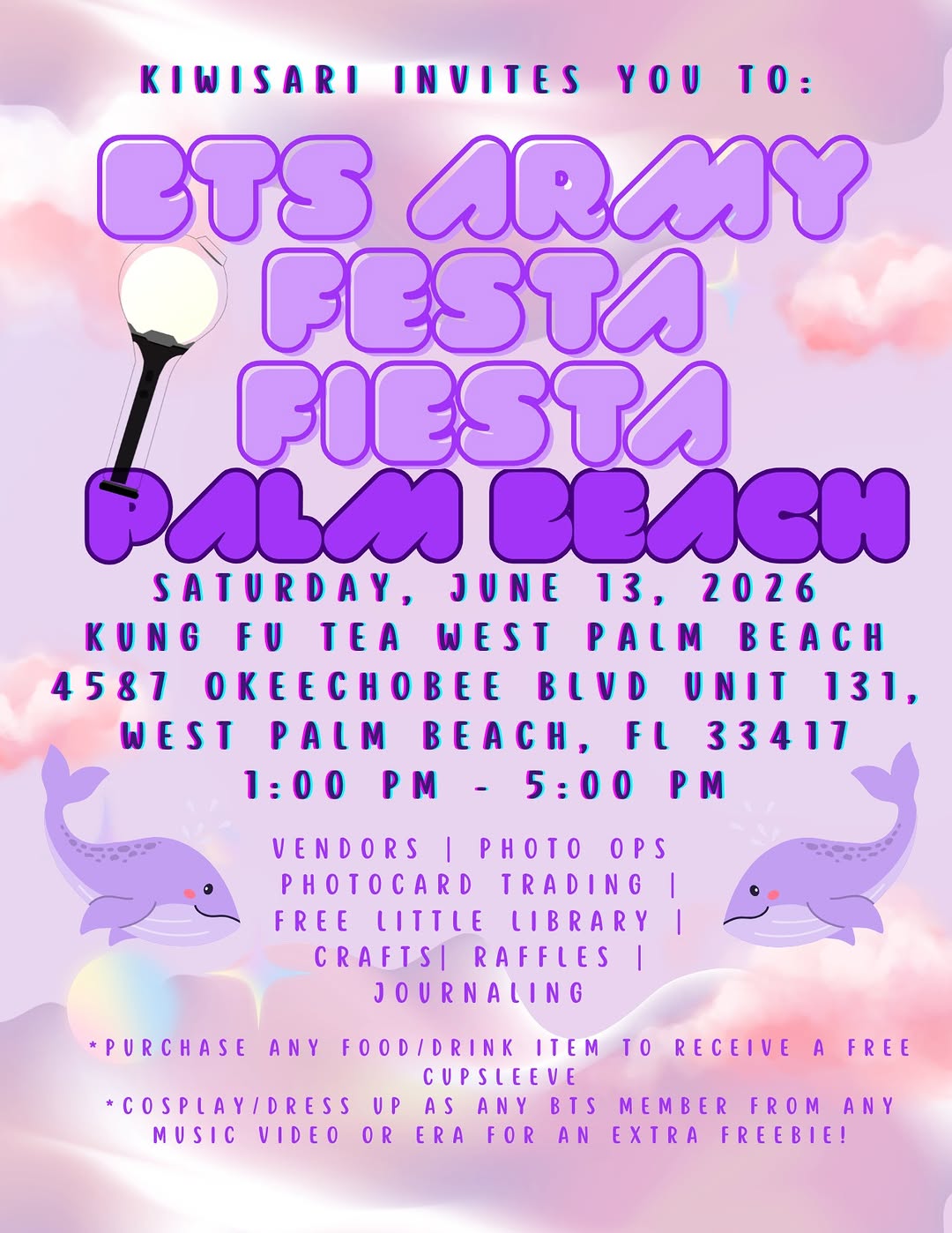 BTS Army Festa Fiesta Palm Beach