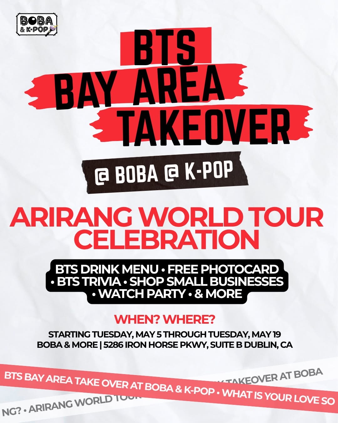 BTS BAY AREA TAKEOVER
