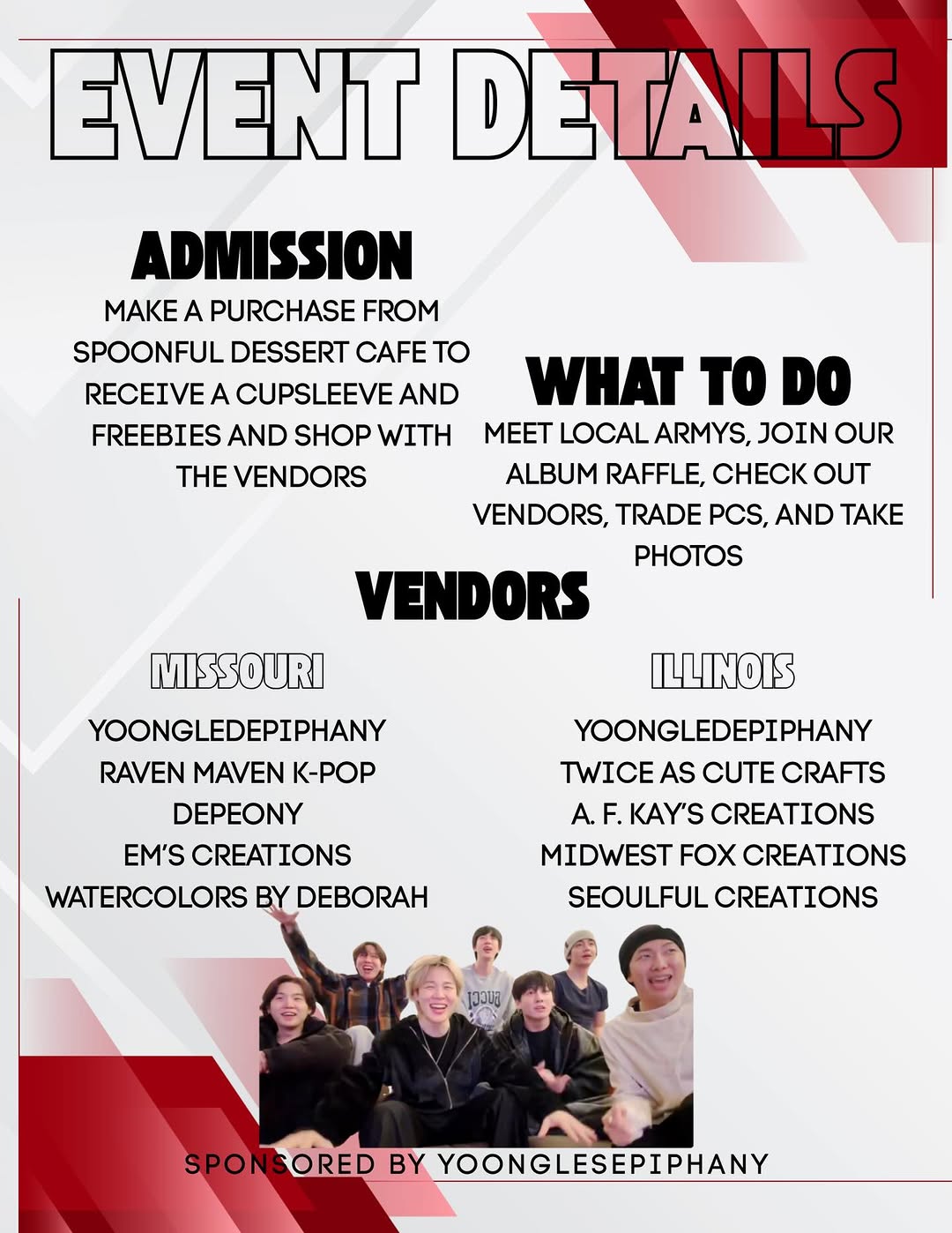 BTS COMEBACK CUPSLEEVE EVENT - Edwardsville - Image 2