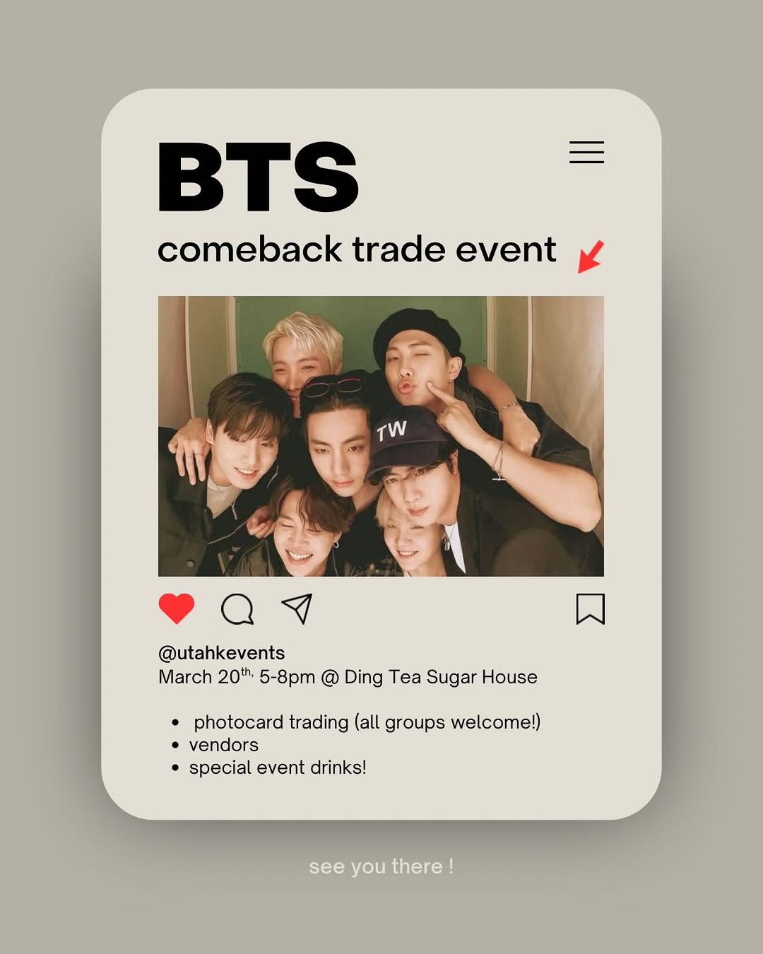 BTS comeback trade event