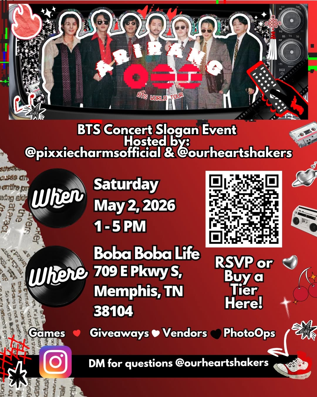 BTS Concert Slogan Event