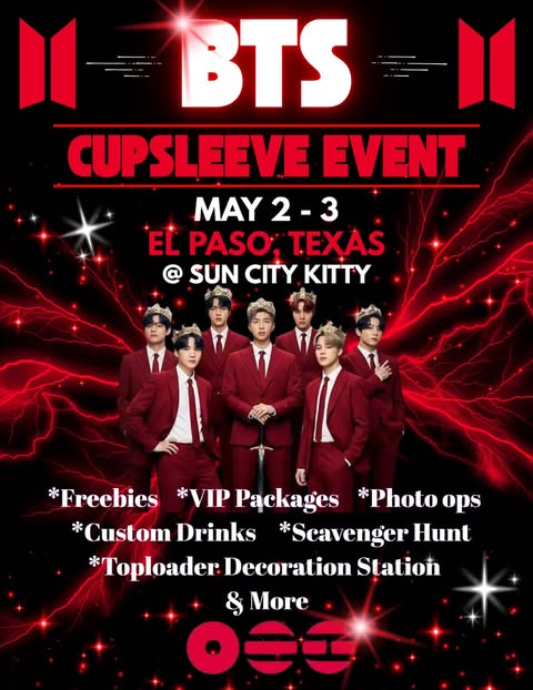 BTS CUPSLEEVE EVENT