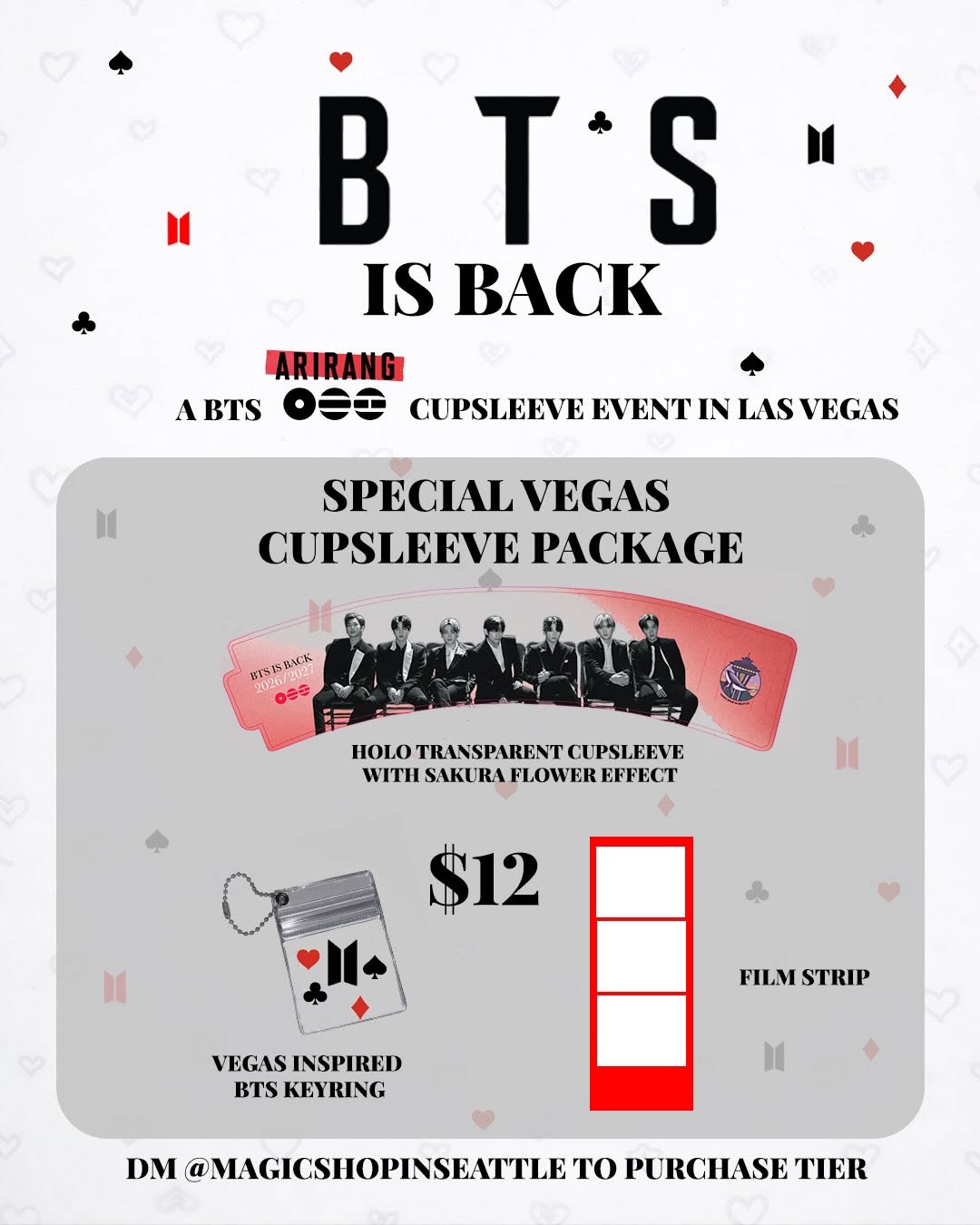 BTS IS BACK Cupsleeve Event - Image 4