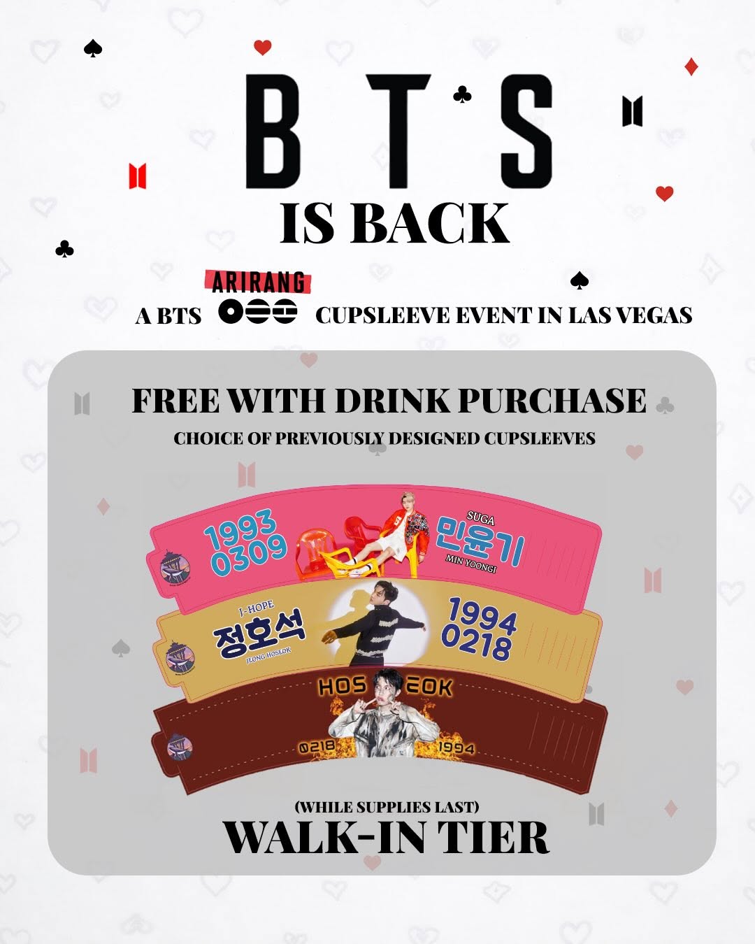 BTS IS BACK Cupsleeve Event - Image 6