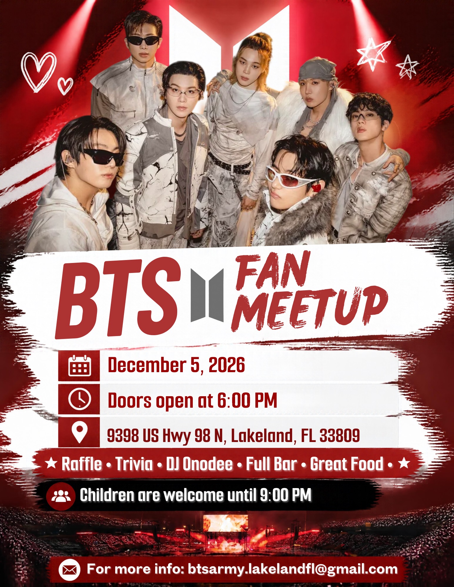 BTS Fan Meetup - Come Together! Sing Louder! Purple Forever! – Lakeland ...