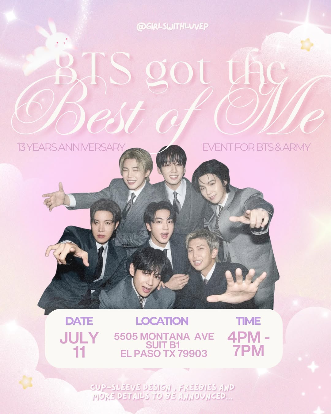 BTS Got The Best Of Me – El Paso, July 11, 2026 | K-Pop Tracker