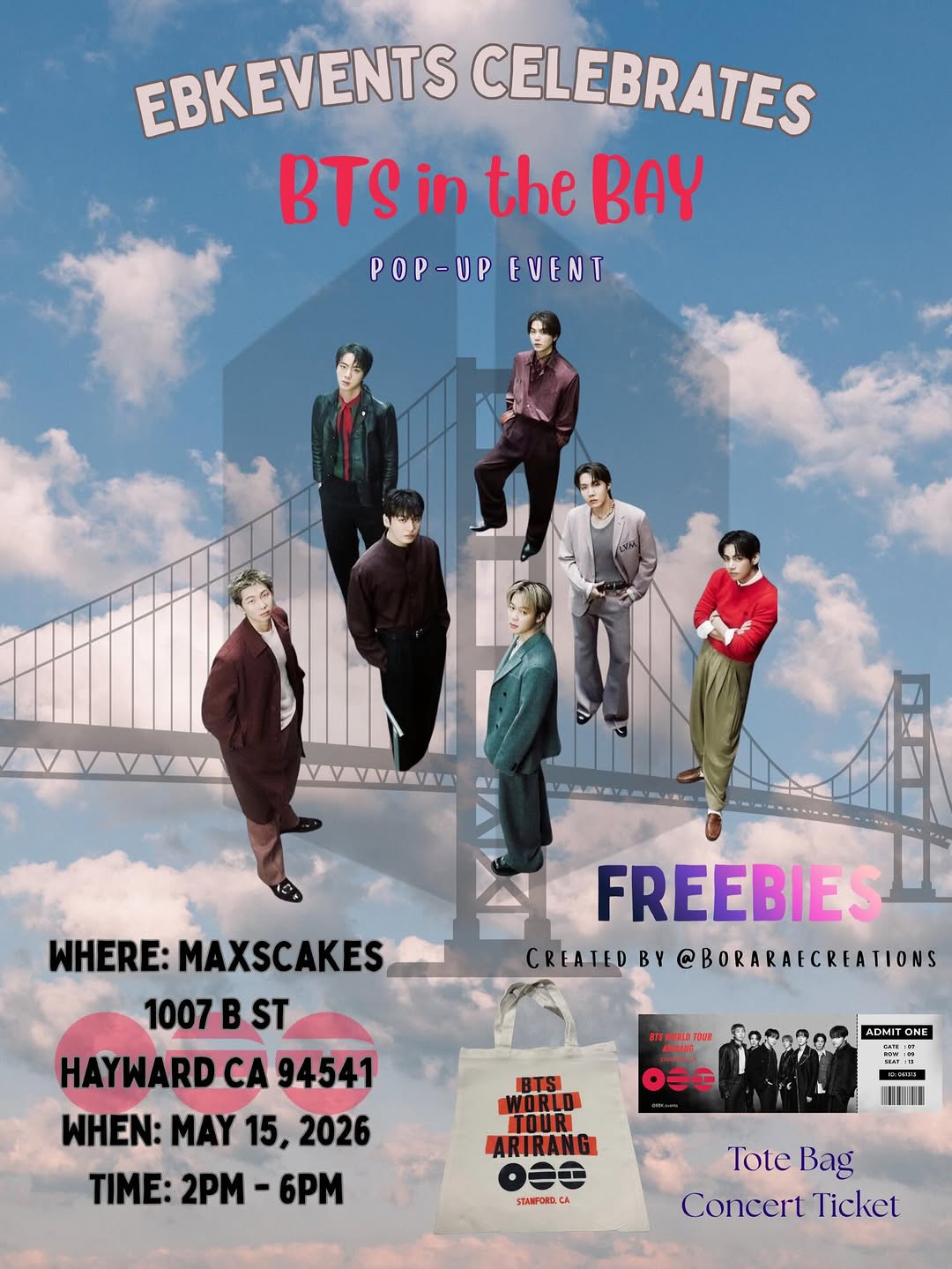 BTS in the Bay Pop-Up Event