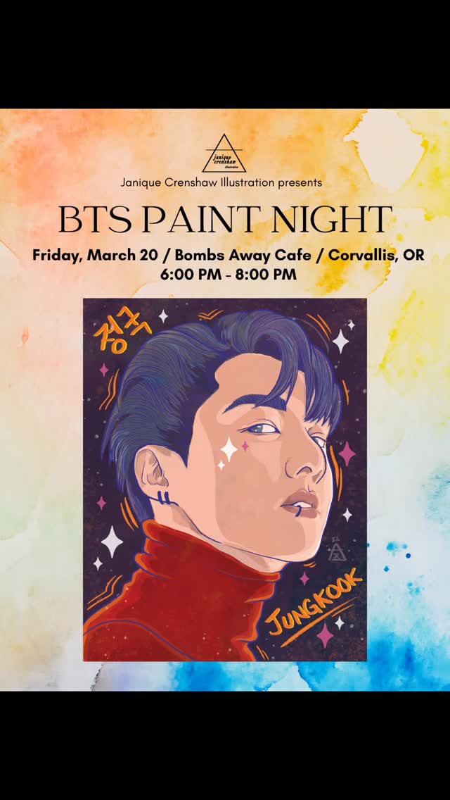 BTS Paint Night