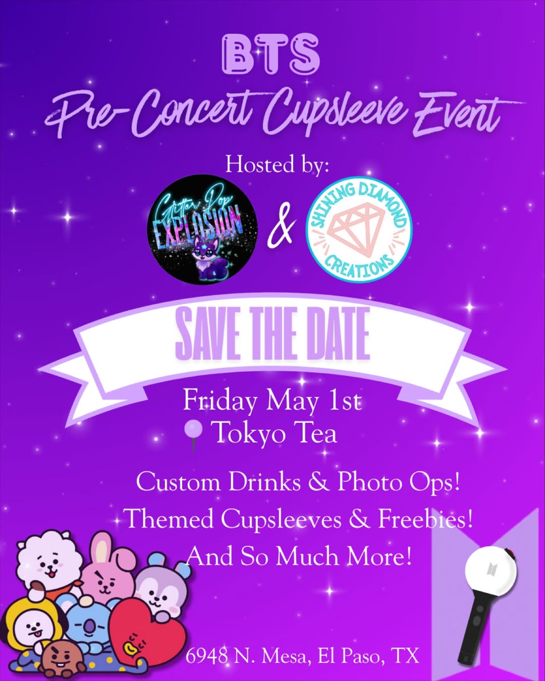 BTS PRE-CONCERT CUPSLEEVE EVENT