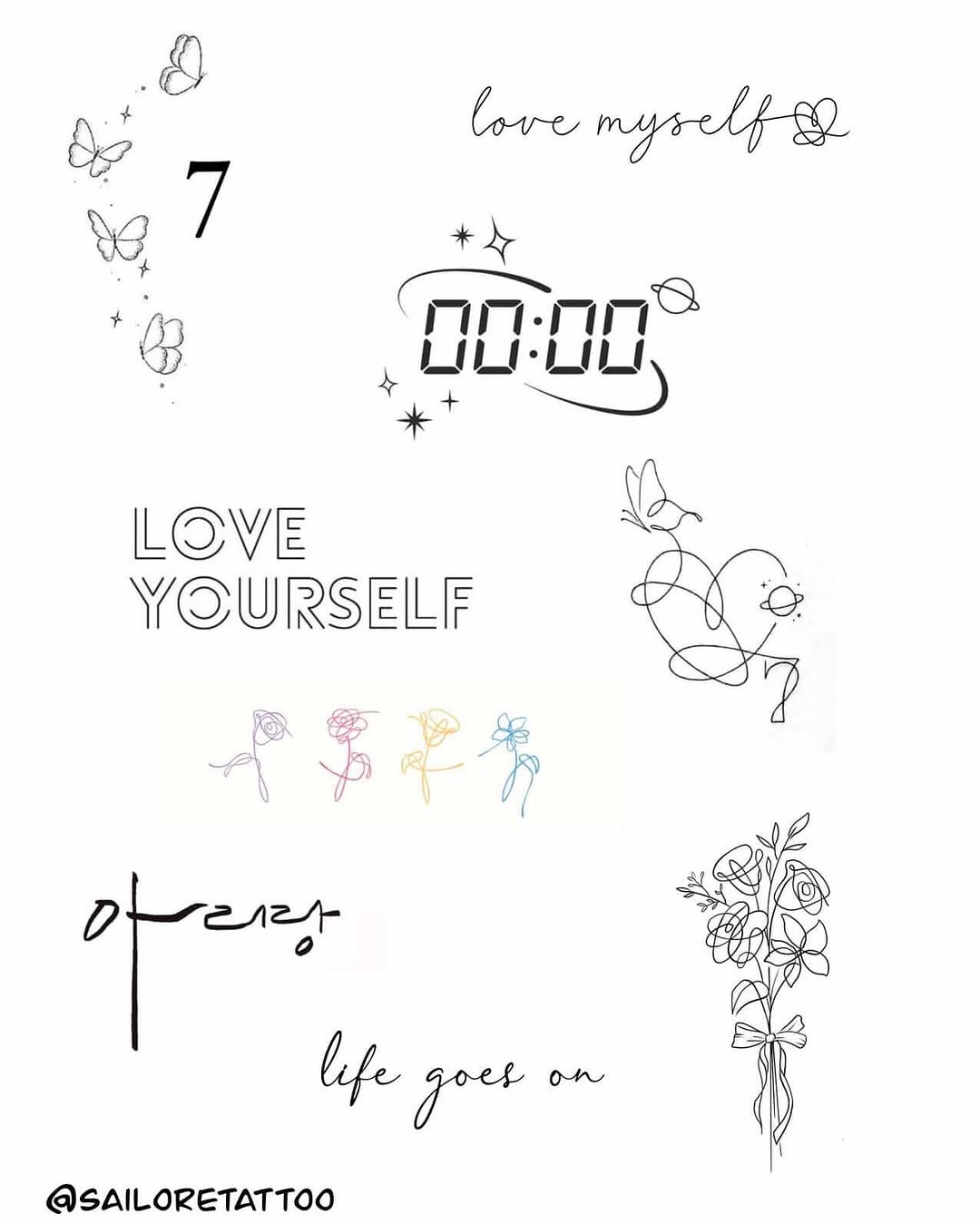 BTS TATTOO FLASH EVENT - Image 3