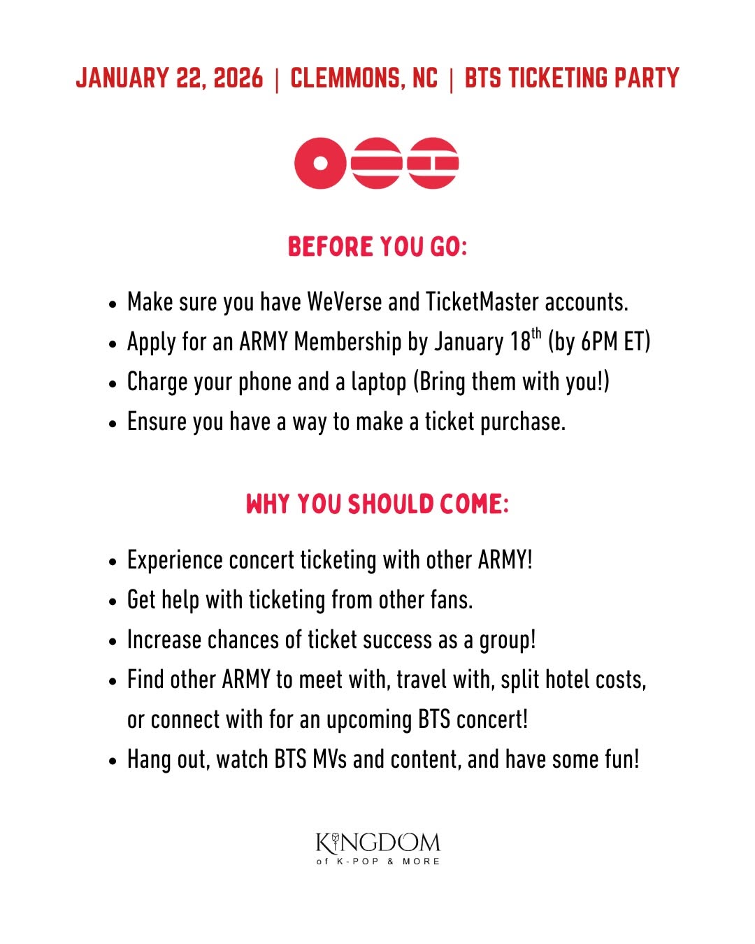 BTS WORLD TOUR TICKETING PARTY! - Image 3