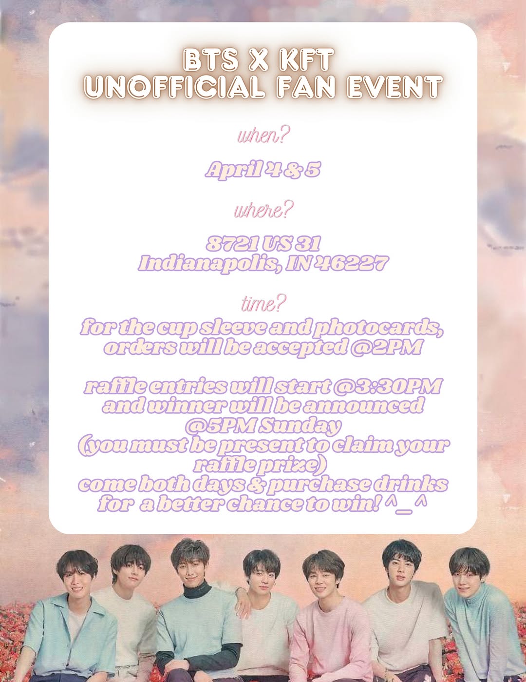 BTS x KFT UNOFFICIAL FAN EVENT - Image 3