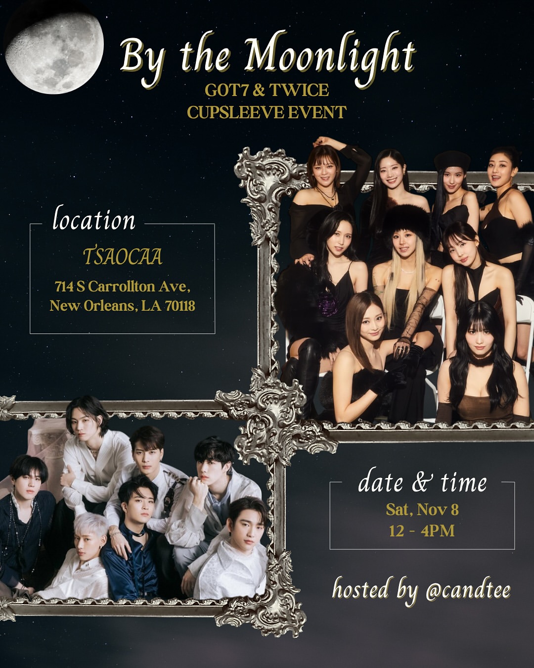 By The Moonlight, Got7 & Twice Cupsleeve Event