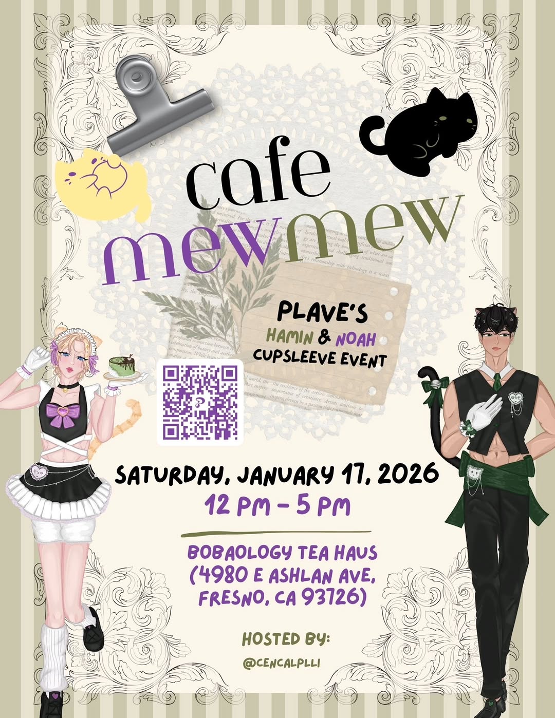 Cafe MewMew Cupsleeve Event - Image 1