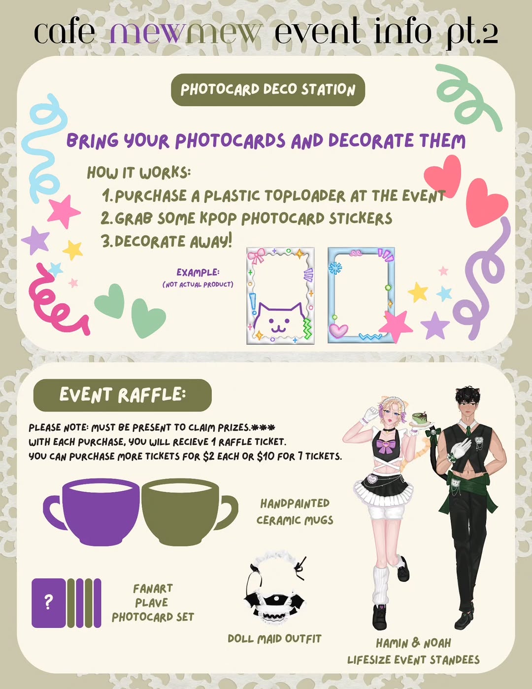 Cafe MewMew Cupsleeve Event - Image 5