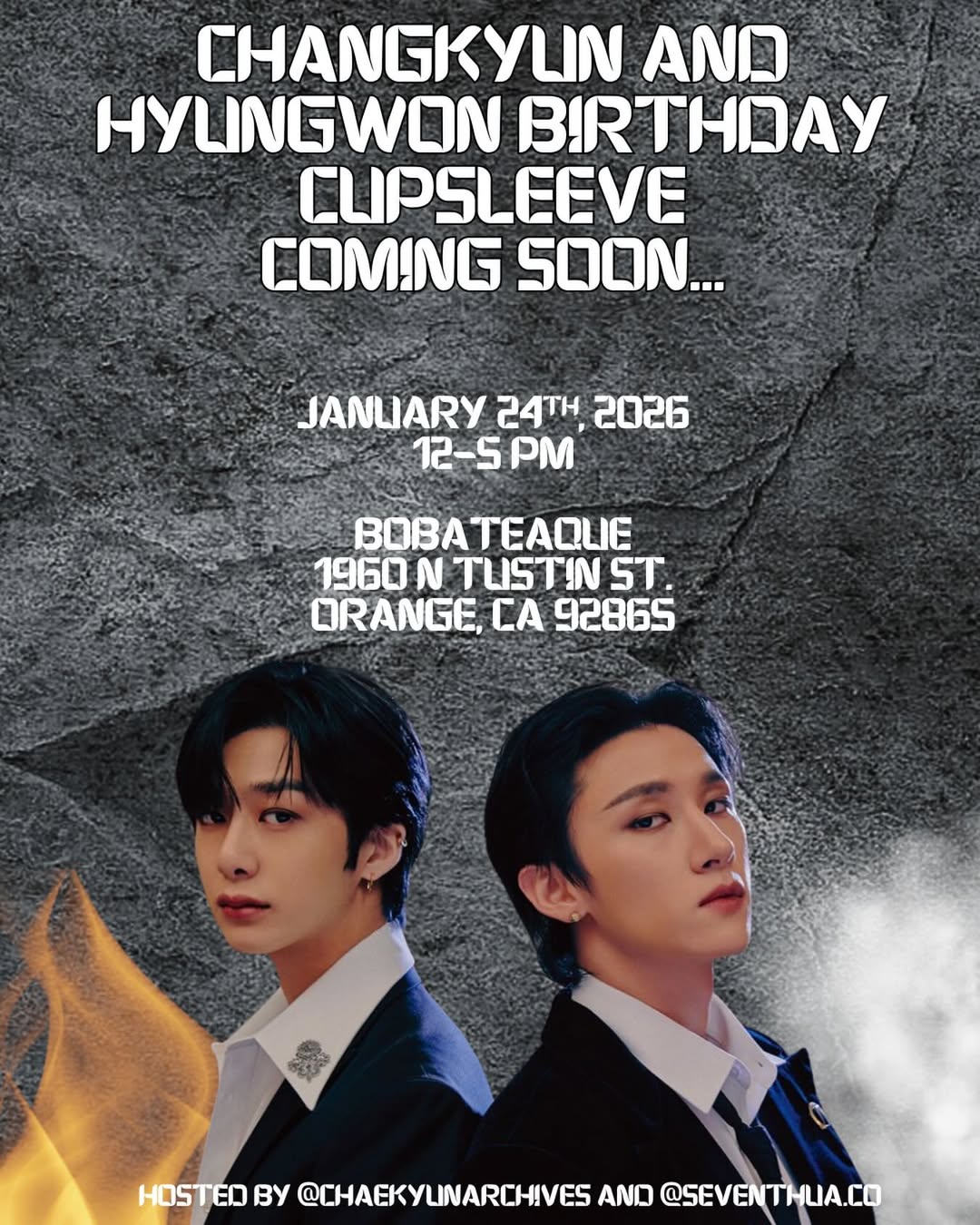 Changkyun & Hyungwon Birthday Cupsleeve