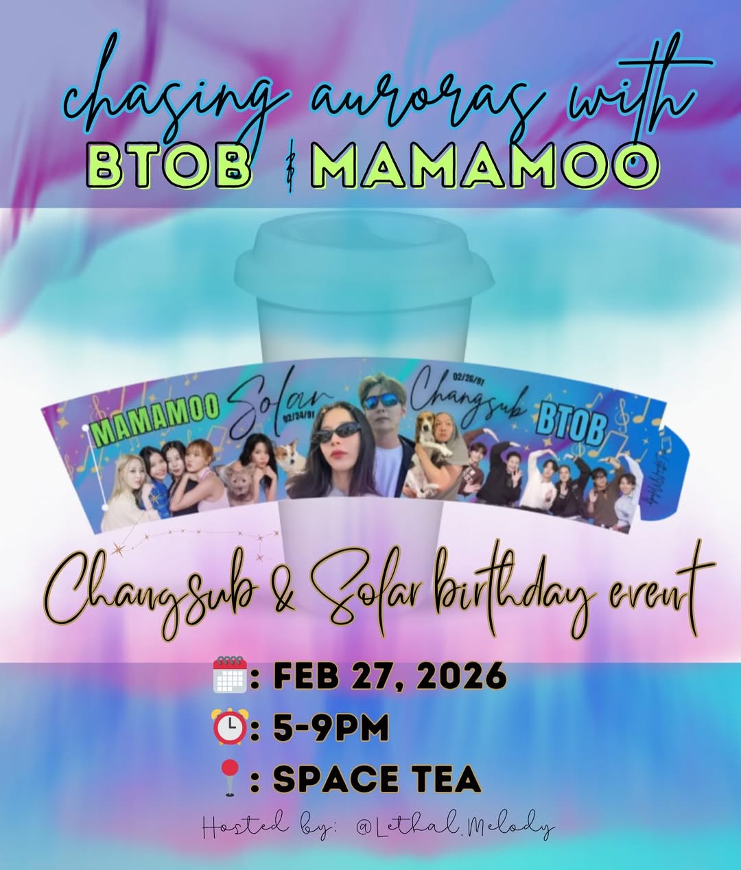 Chasing auroras with BTOB & Mamamoo