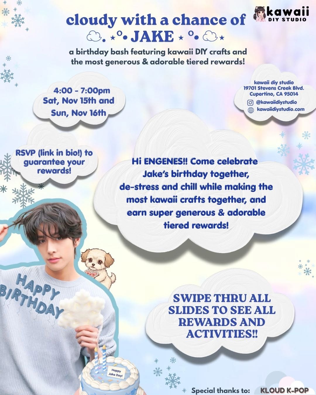 CLOUDY WITH A CHANCE OF JAKE