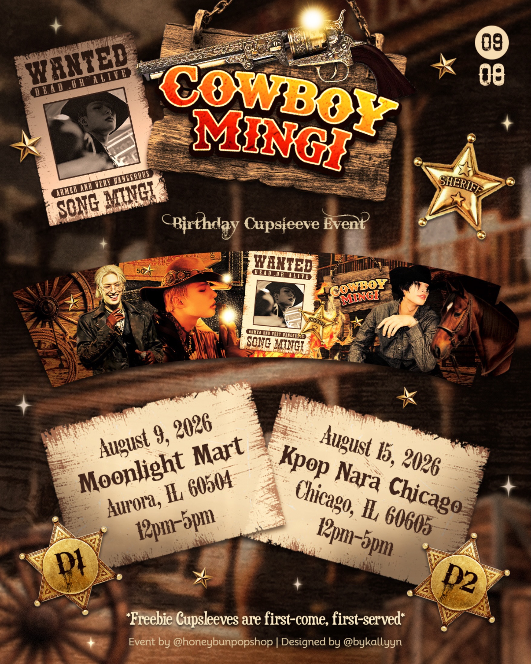 Cowboy Mingi Cupsleeve Event Day2 – Chicago, August 15, 2026 | K-Pop ...