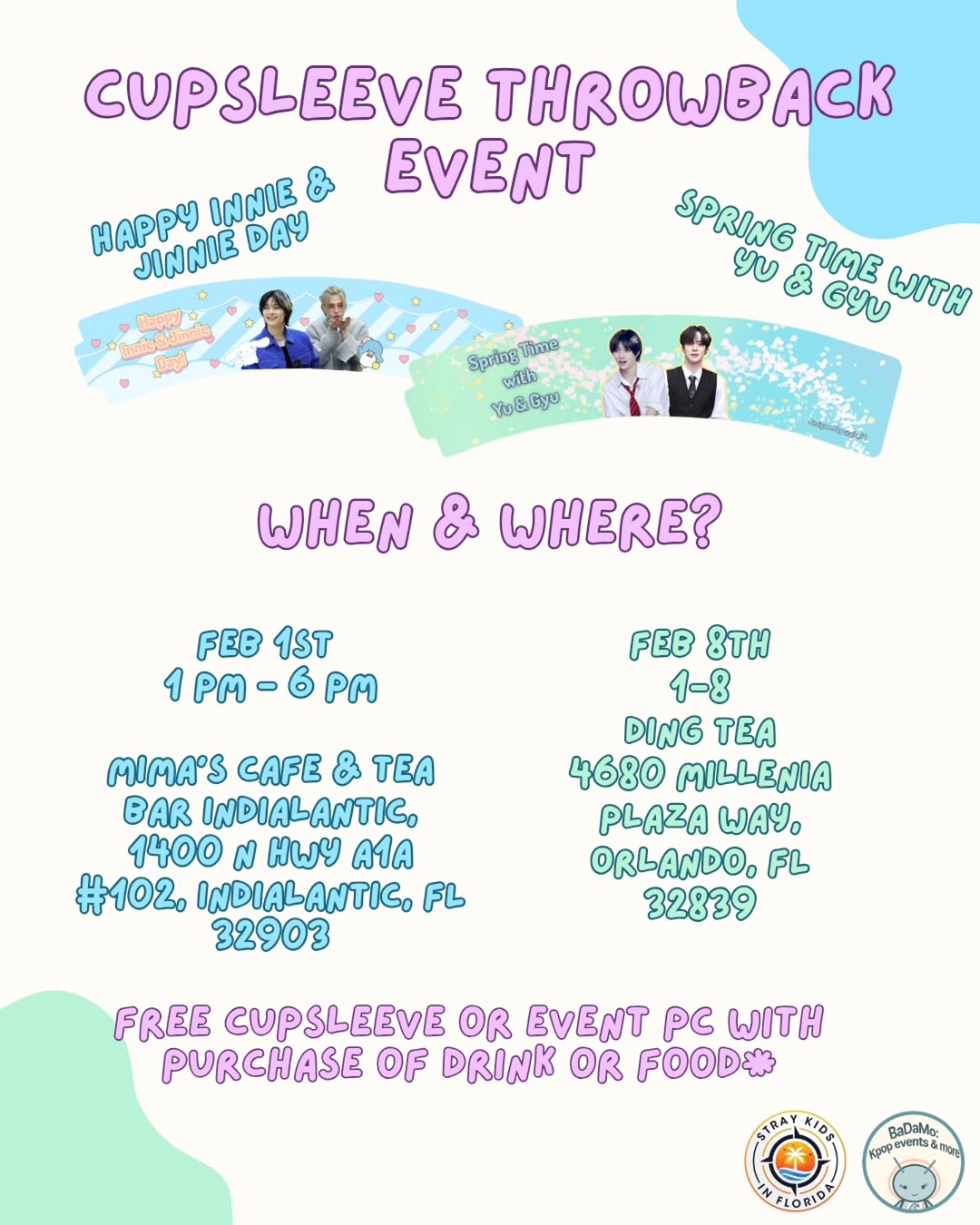 CUPSLEEVE THROWBACK EVENT: Indialantic