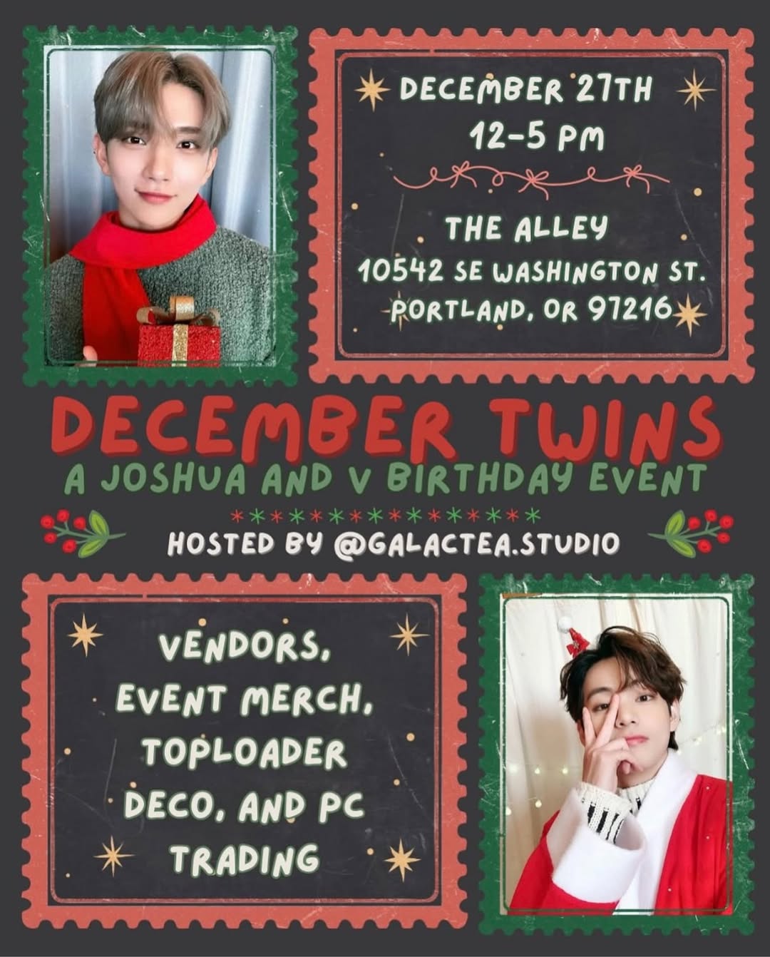 DECEMBER TWINS: Joshua and V Birthday Event - Cover image